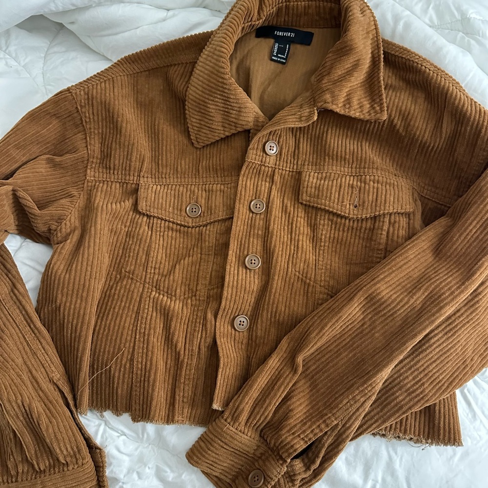 Forever 21 Brown Corduroy shacket
